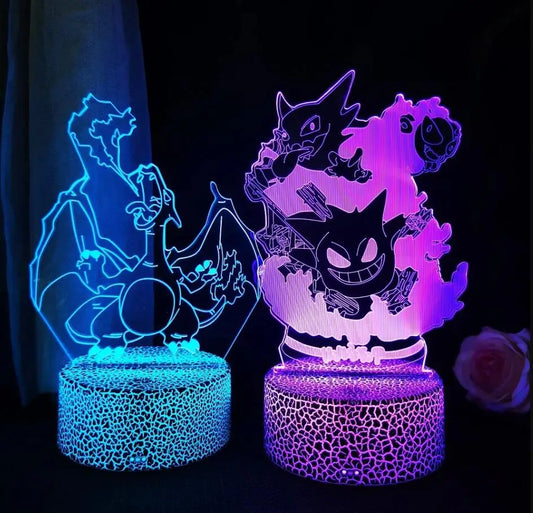 Gengar / Charizard Glow Lamp