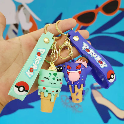 Ice Cream Cone Keychain