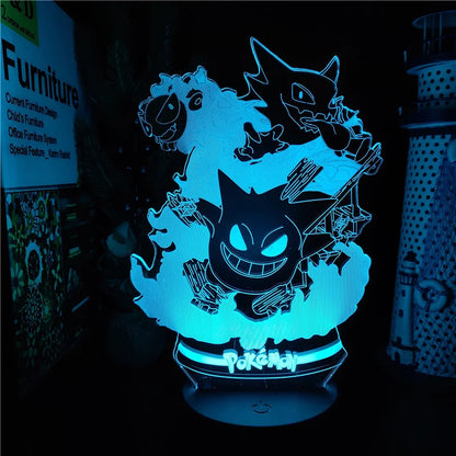 Gengar / Charizard Glow Lamp