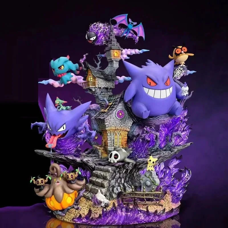 Halloween Bucket Family Statue