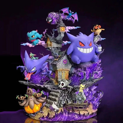 Halloween Bucket Family Statue