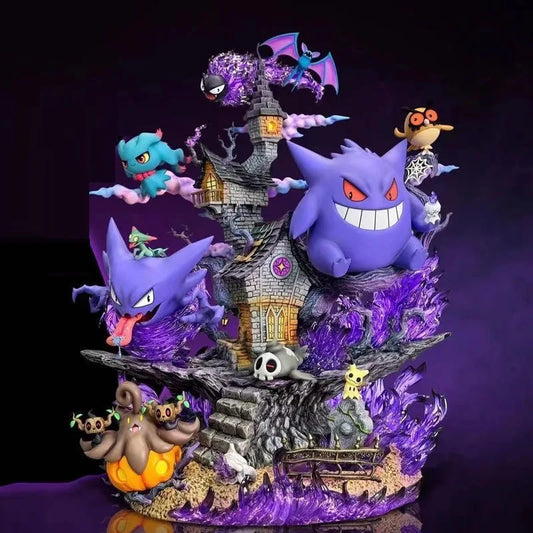 Halloween Bucket Family Statue
