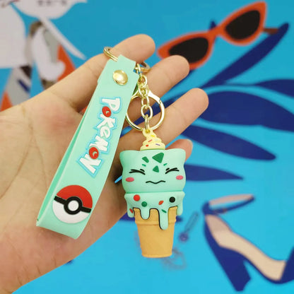 Ice Cream Cone Keychain