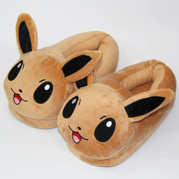 Kawaii Plush Indoor Slippers