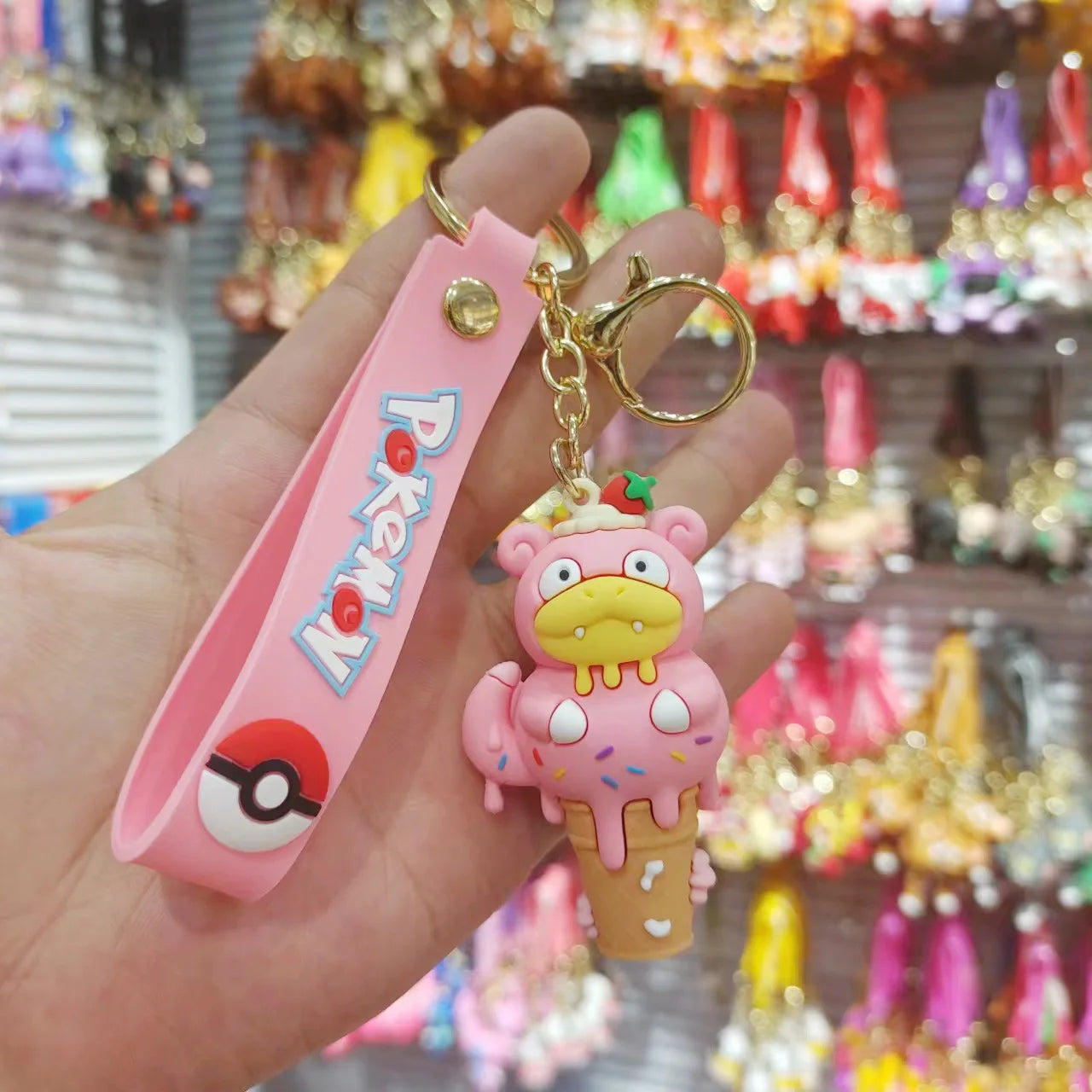 Ice Cream Cone Keychain