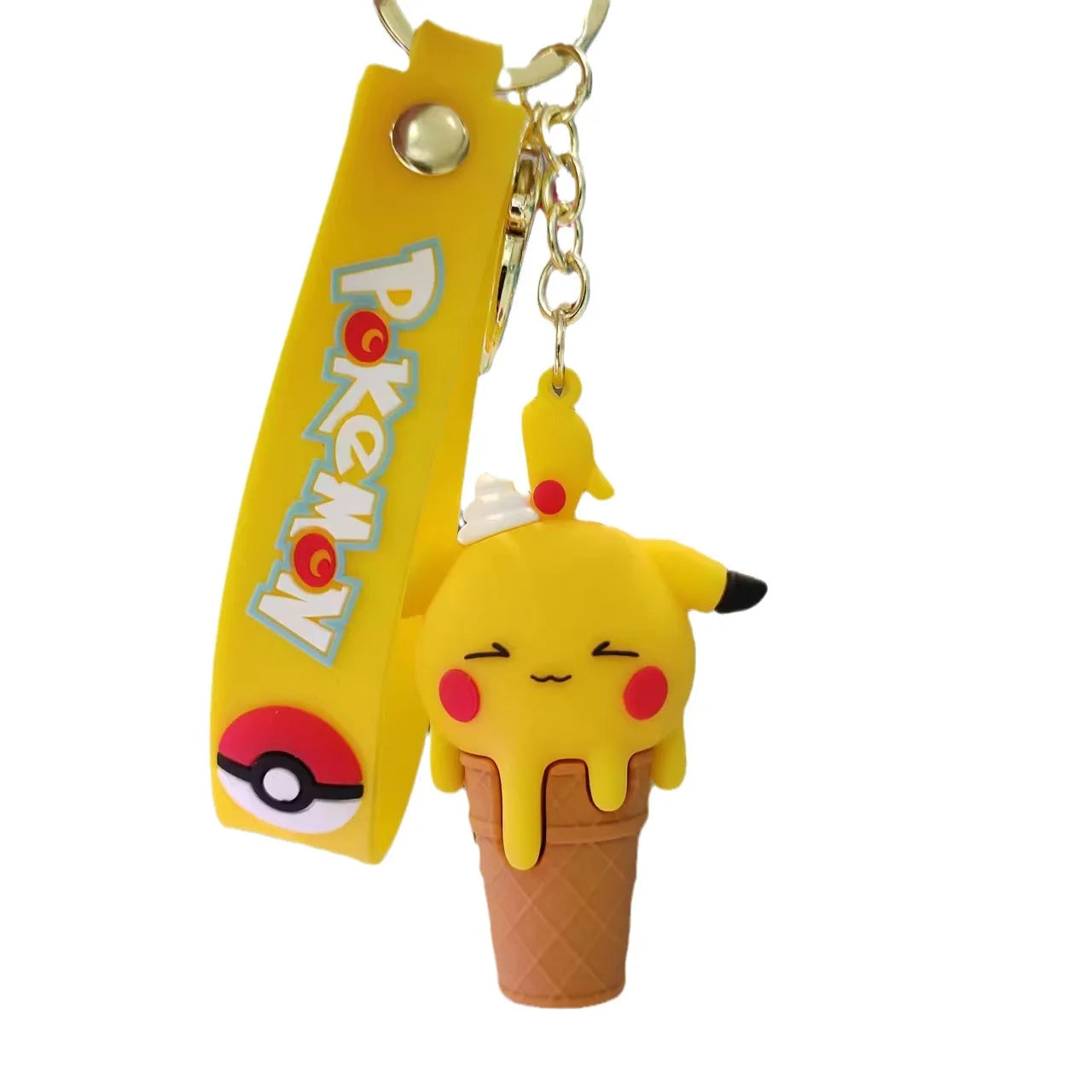 Ice Cream Cone Keychain