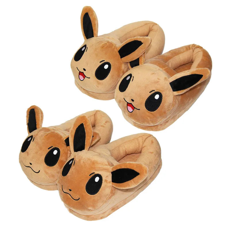 Kawaii Plush Indoor Slippers