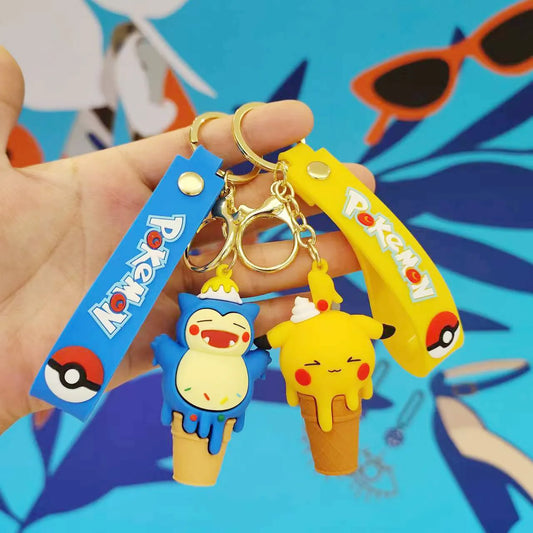 Ice Cream Cone Keychain