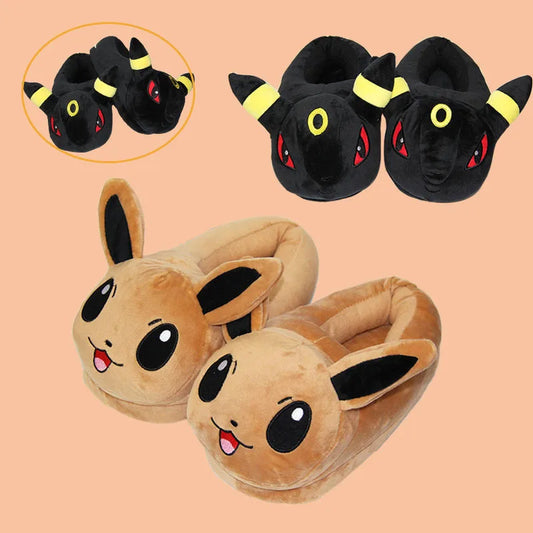 Kawaii Plush Indoor Slippers